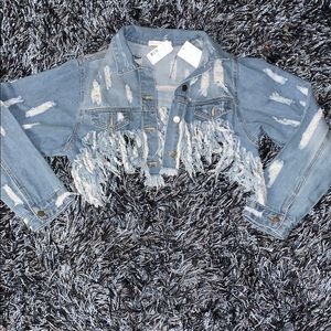 Denim Crop Jacket